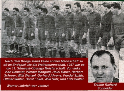 13-Waltermannschaft 1957